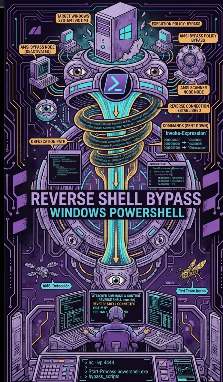 Reverse Shell Bypass Windows PowerShell